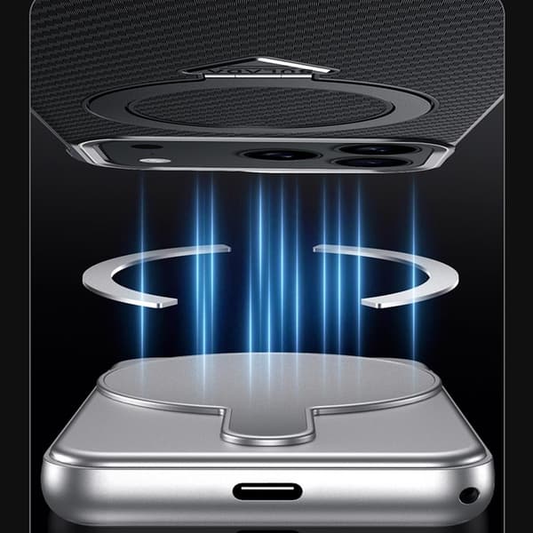 SULADA Mobilskal till iPhone 17 Pro MagSafe Kickstand - Brun Brun
