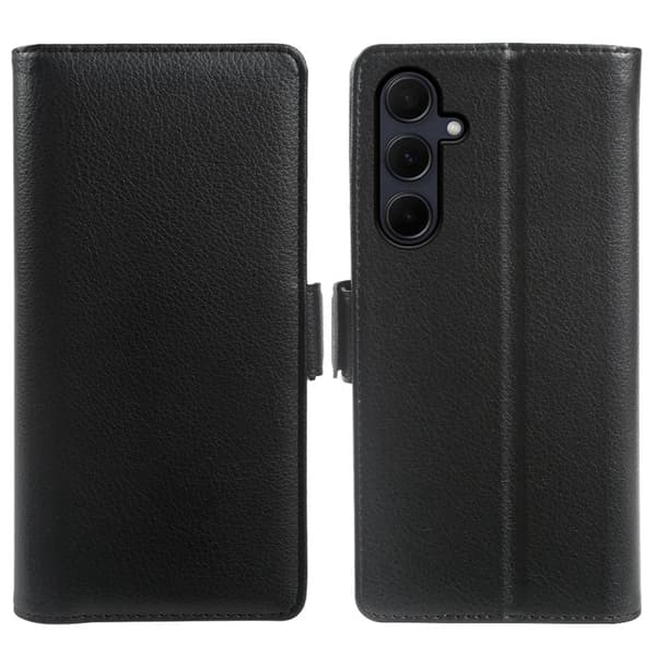Plånboksfodral för Samsung Galaxy S26 Plus Magnetiskt Konstläder - Svart