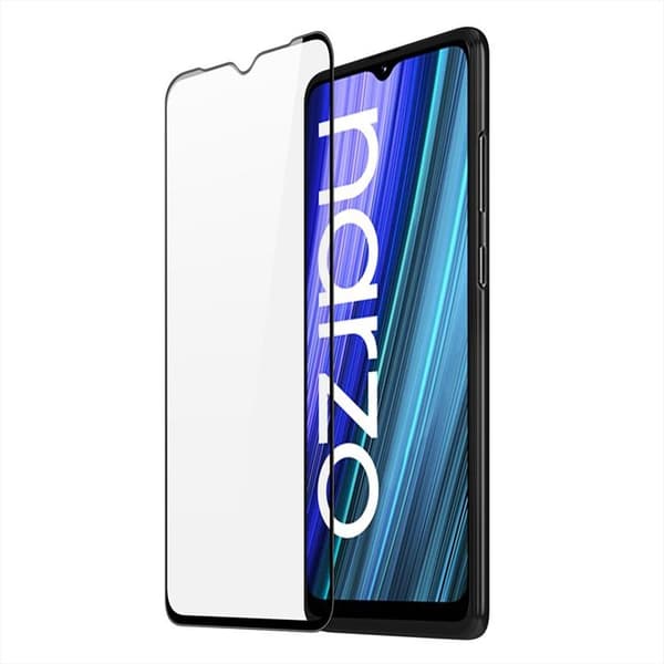 Dux Ducis Realme Narzo 50A 9H Fuldhærdet Glas - Sort Black