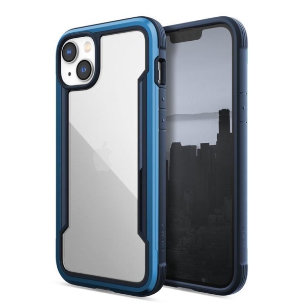 Raptic iPhone 14 Plus Cover Megsafe Shield Armored - Blå