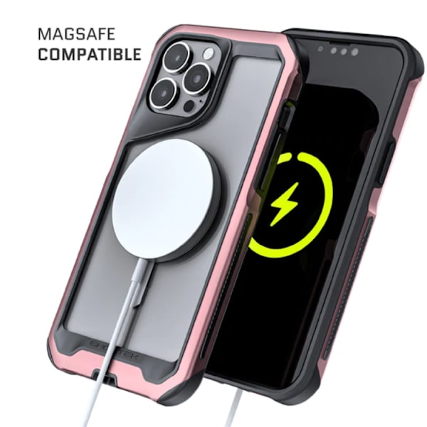 Ghostek Atomic Slim MagSafe Skal iPhone 13 Pro Max - Rosa Rosa