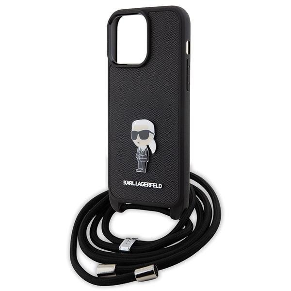 KARL LAGERFELD iPhone 15 Pro Max Halsbandsskal Metal Pin