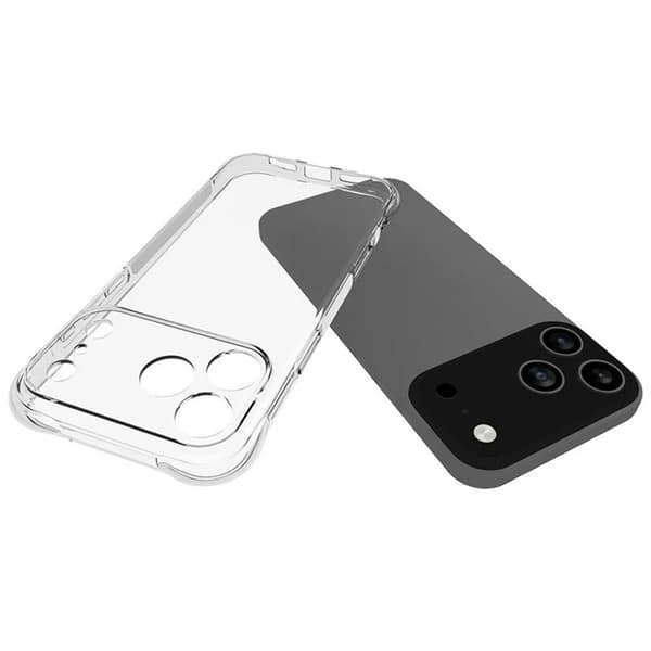 Mobilskal till iPhone 17 Pro TPU Non-Slip - Transparent