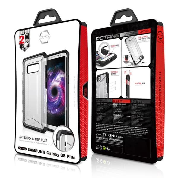 Itskins Octane Skal till Samsung Galaxy S8 - Clear Transparent