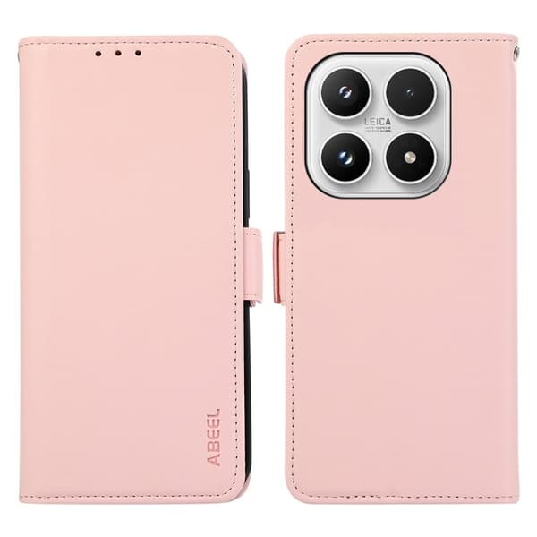 ABEEL Mobilskal till Xiaomi 17 KonstLäder RFID-Skydd - Rosa