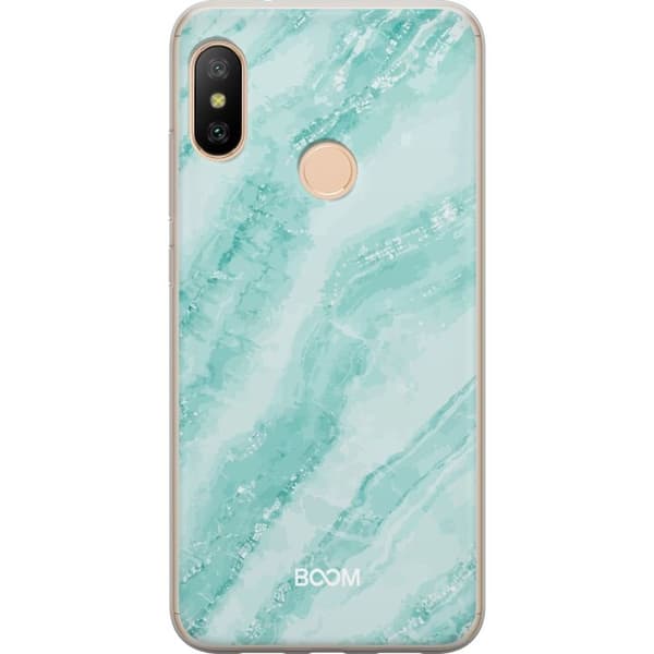 Mobilcover til Xiaomi Redmi 6 Pro med Mint Marble