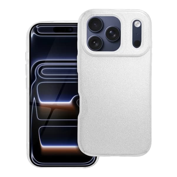 Telefontaske til iPhone 17 Pro Shining - Sølv Silver