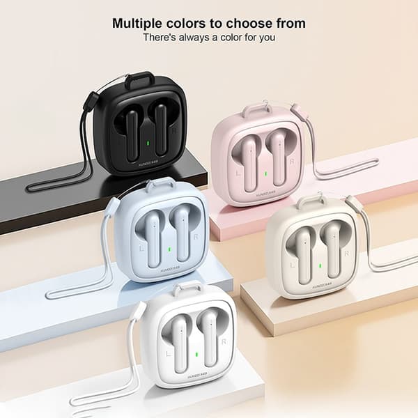 XUNDD Trådlösa Bluetooth 5.3 Hörlurar In-ear X49 - Vit Vit