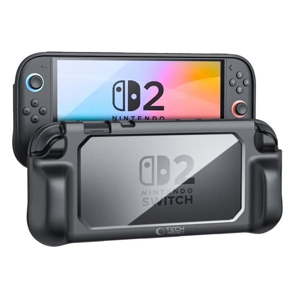 Tech-Protect Nintendo Switch 2 Cover Magmat - Sort/Klar