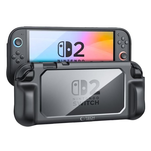 Tech-Protect Nintendo Switch 2 Skal Magmat - Svart/Clear