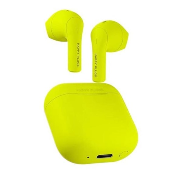 Happy Plugs Joy Hovedtelefon In-Ear TWS - Neon Gul
