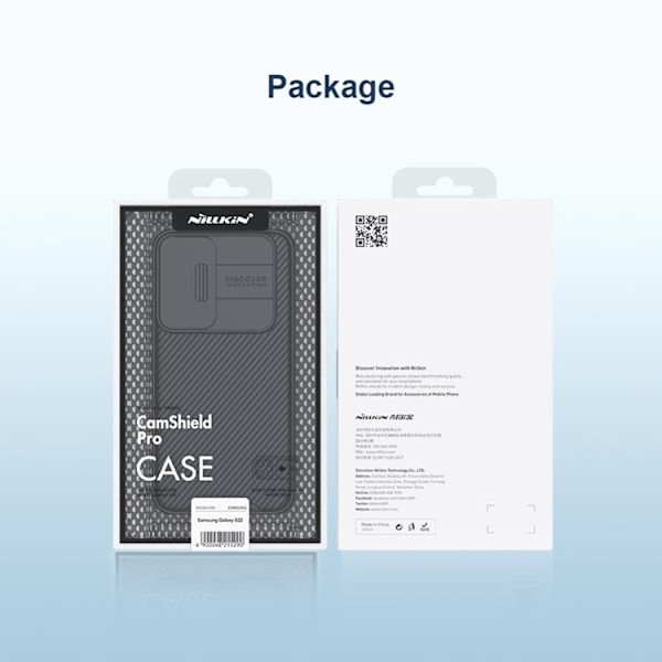 Nillkin Camshield Skal Galaxy S22 Plus 5G - Svart Svart