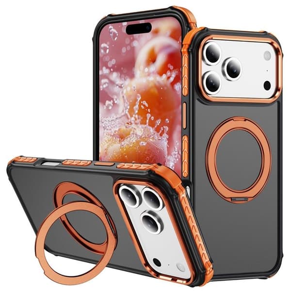 Mobilskal till iPhone 17 Pro Max MagSafe Skin Touch - Orange Orange