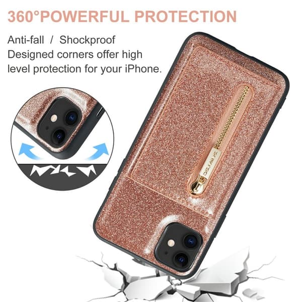 DG.MING M3 Series Mobilskal till iPhone 11 2-i-1 Roséguld