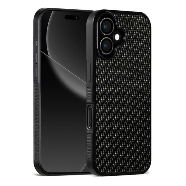 Mobilskal till iPhone 17 Aramid Fiber Shockproof - Guld Guld