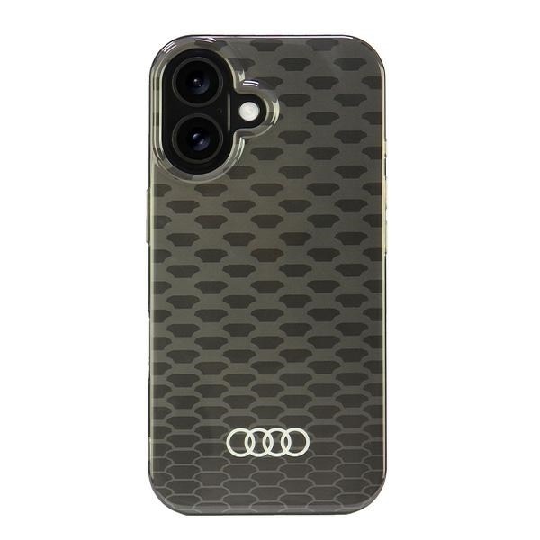 Audi Telefontaske til iPhone 16 Plus MagSafe IML Stitching - Sort Black