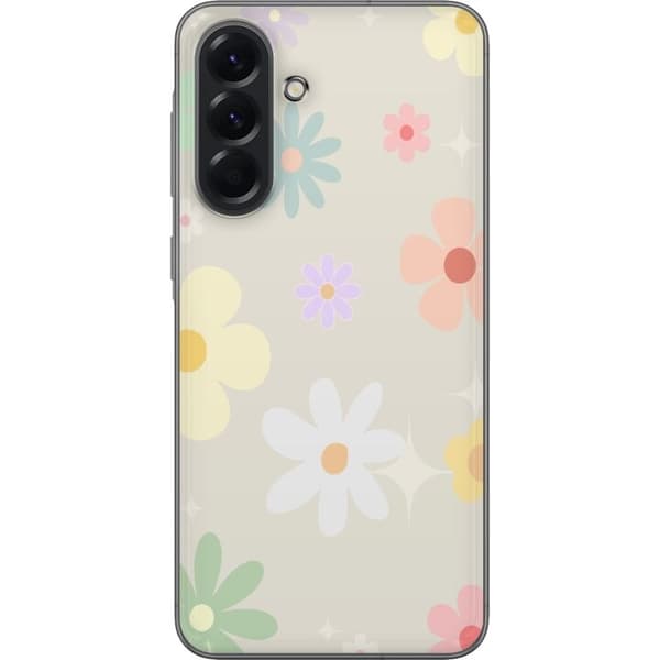 Mobilskal till Samsung Galaxy A56 med fejdande blommor