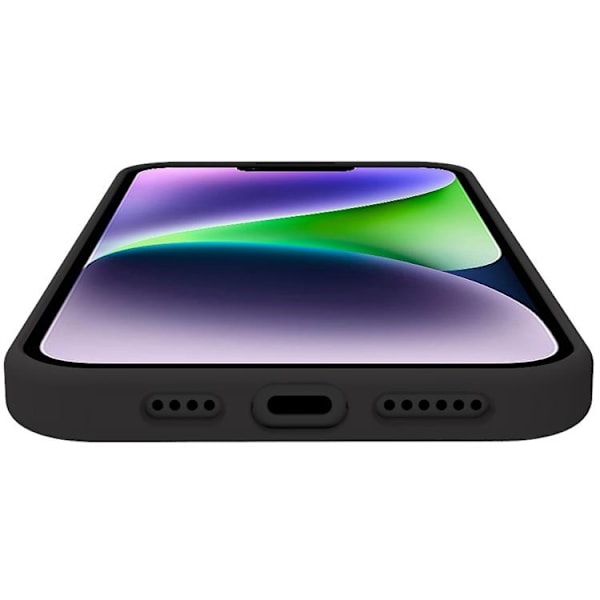Celly iPhone 15 Plus Mobilskal Planet Soft TPU - Svart Svart