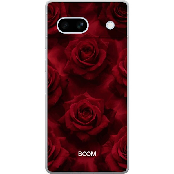 Mobilskal till Google Pixel 7a med Crimson Rose