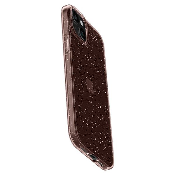 Spigen Mobilskal till iPhone 15 Plus Liquid Crystal - Rosa Rosa