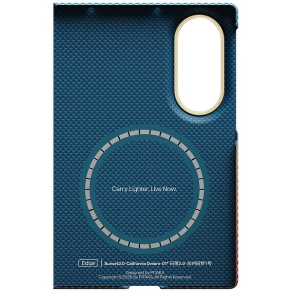 PITAKA Mobilskal För Galaxy Z Fold 8 Magsafe Edge - Sunset