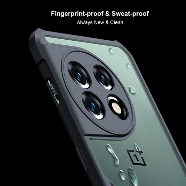 XUNDD Mobilskal till OnePlus 11 5G Shockproof Laser Texture Svart
