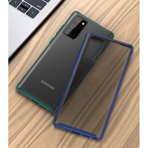 Armor Series Matte PC + TPU Hybrid Skal Till Galaxy Note 20 - Grön Grön
