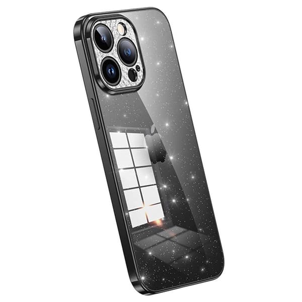 SULADA XingZuan Mobilskal till iPhone 15 Pro Max Glitter TPU Svart