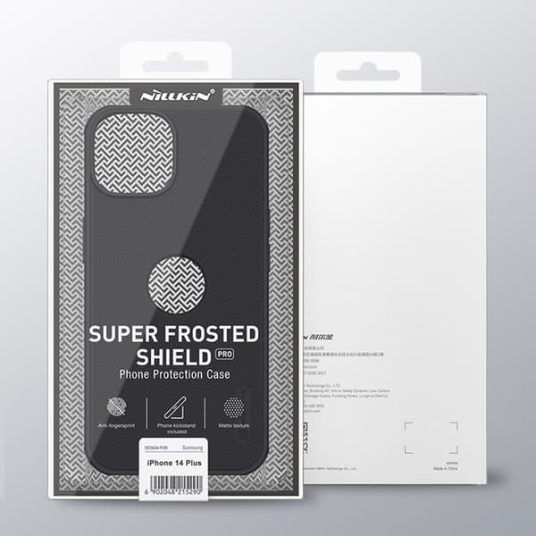 NILLKIN Super Frosted Shield Pro Mobilskal för iPhone 14 Plus - Lila