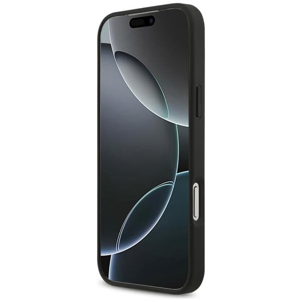 Guess telefontaske til iPhone 17 Pro Max MagSafe 4G Circle Classic Logo - Sort Svart