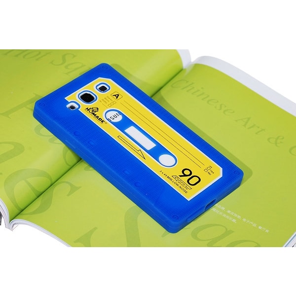 Cassette silikon skal till Samsung Galaxy S3 i9300 (Blå) Blå