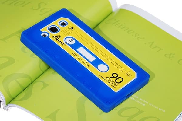Kassette silikone etui til Samsung Galaxy S3 i9300 (blå) Blue