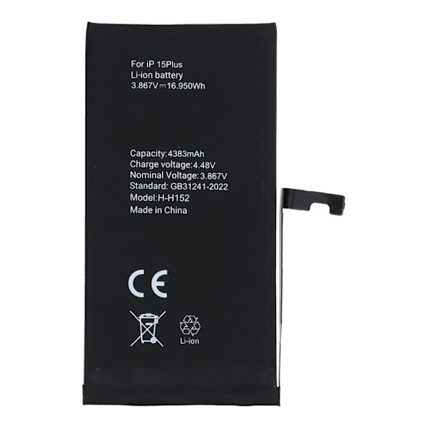iPhone 15 Plus Batteri 4383mAh POLYMER