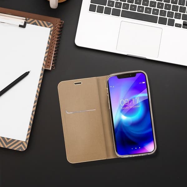 Galaxy A12/M12 Plånboksfodral Forcell Luna Gold - Guld Guld
