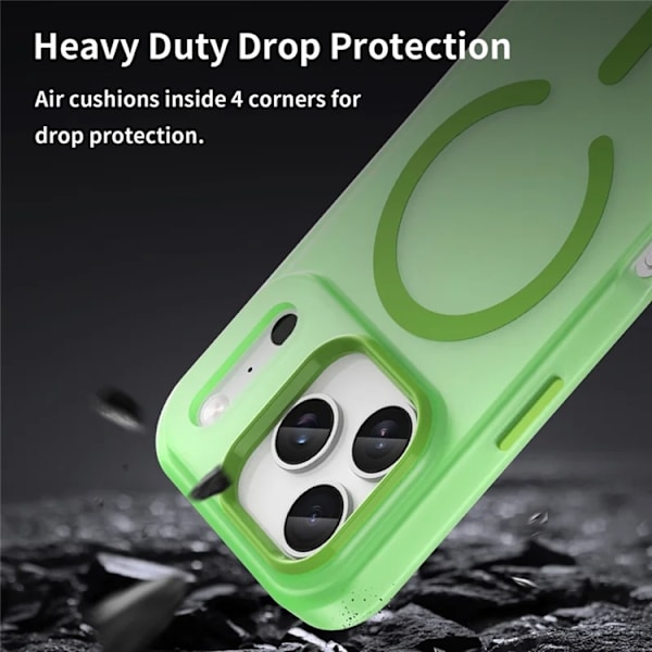 Mobilskal till iPhone 17 Pro MagSafe Matte Translucent - Grön Grön