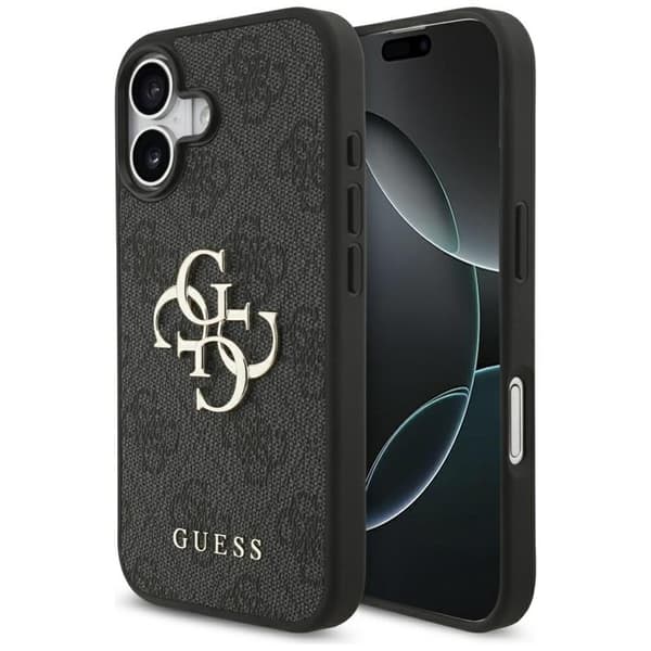 Guess Telefontaske til iPhone 17 4G Big Logo - Sort Svart