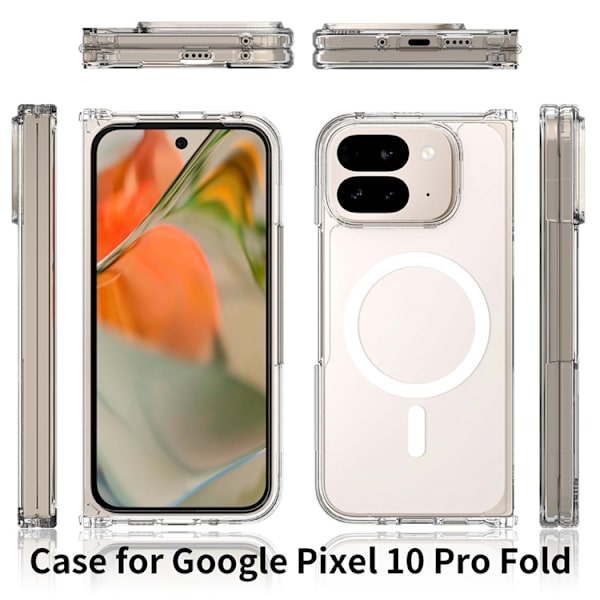 Mobilskal till Google Pixel 10 Pro Fold MagSafe Repa Resistant Transparent