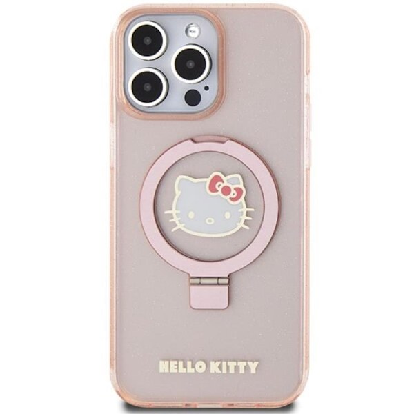 Hello Kitty iPhone 15 Pro Max Mobilskal MagsafeElectrop Logo