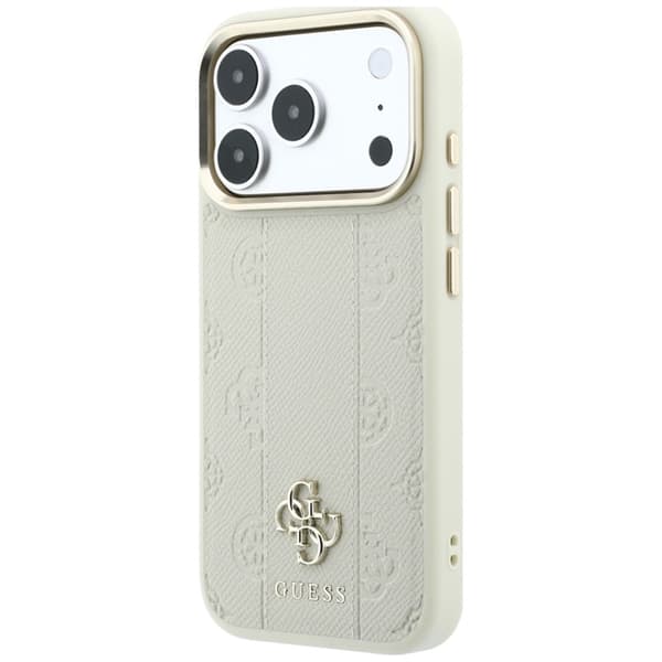 Guess Mobilskal För iPhone 18 Pro Max/17 Pro Max Magsafe Stripe Peony 4G Logo