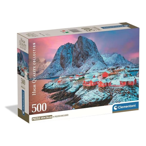 CLEMENTONI Pussel 500 Pcs CB High Quality Collection Hamnoy Village