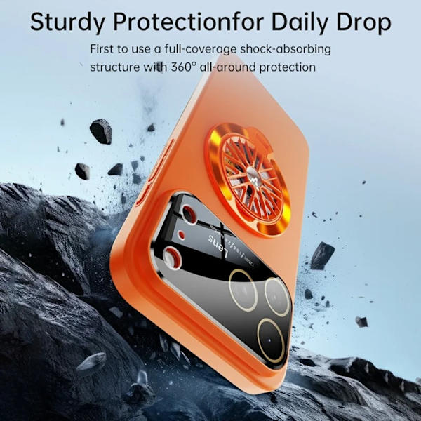 Mobilskal till iPhone 17 Pro Max Magsafe Hard PC Svart
