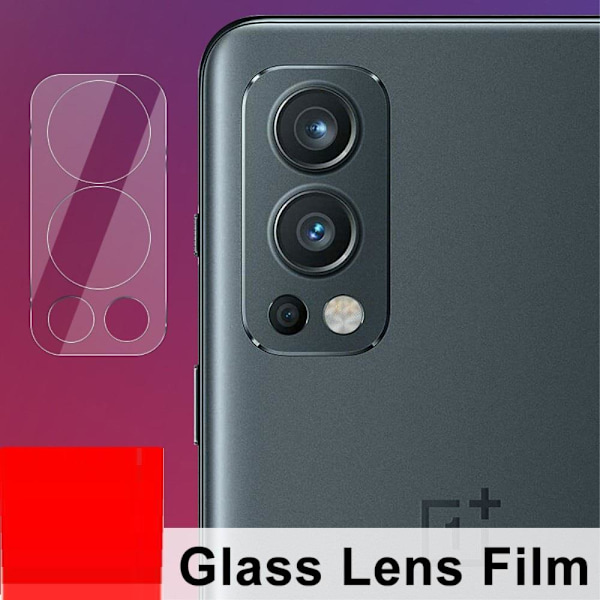 [2-PACK] Kameralinsskydd i Härdat Glas OnePlus Nord 2 5G Skärmskydd