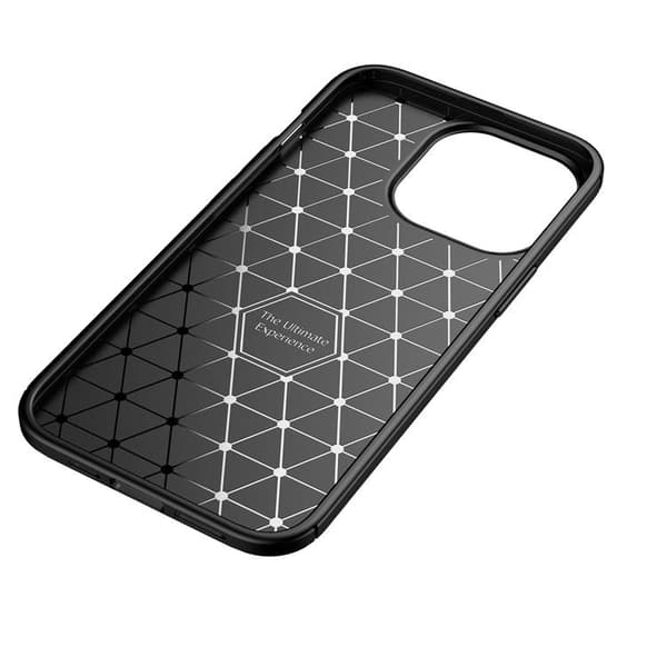 iPhone 11 -kuori Carbon Premium - Musta Black
