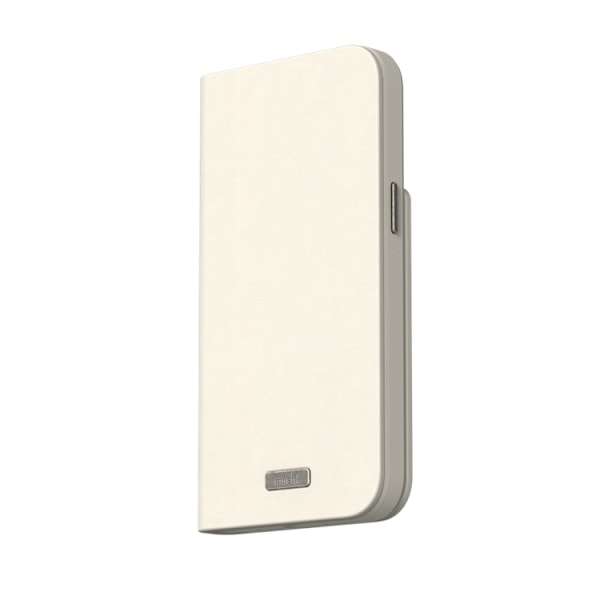 Moshi iPhone 15 Plånboksfodral Magsafe - Äggtoddy Vit