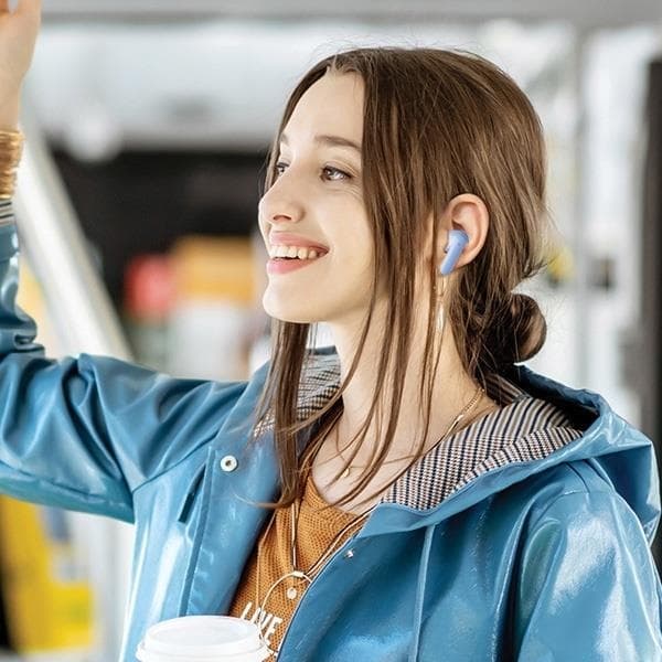 Awei TWS Bluetooth In-Ear øretelefon T85 ENC - Hvid Vit