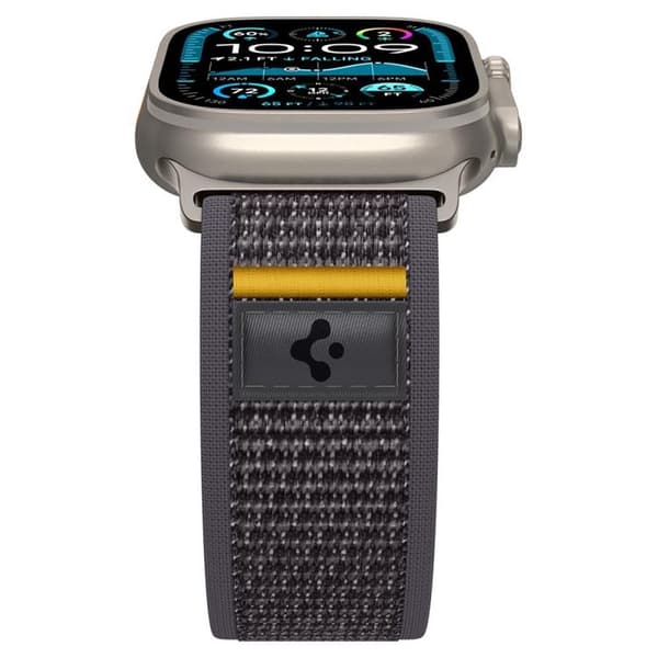Spigen Apple Watch (44/45/46/49mm) Armband Athlex Air Grå