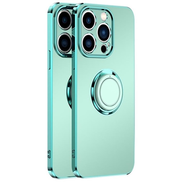 iPhone 14 Pro Max Skal Ringhållare Electroplating Kickstand - Grön