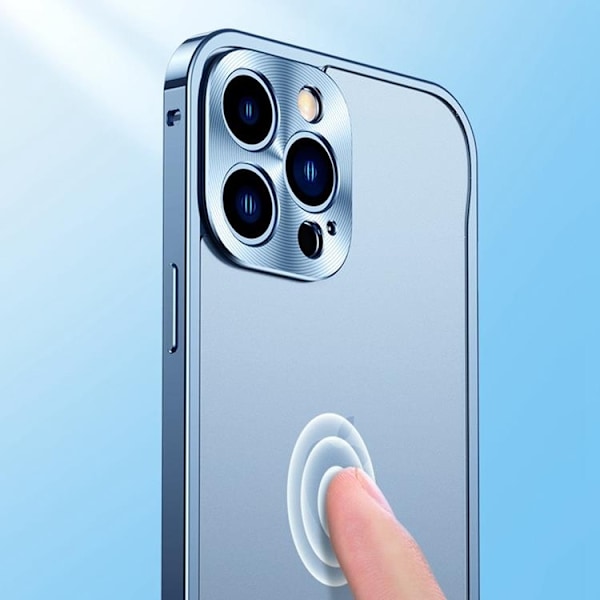 iPhone 14 Pro Max Skal Metall Slim - Silver