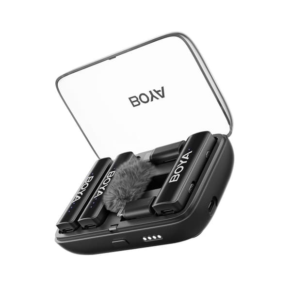 BOYA Mikrofon BOYALINK V2.0 3.5mm Trådlöst X2-system Lightning USB-C