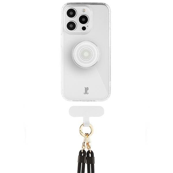 Just Elegance iPhone 15 Pro Skal 3in1 PopGrip Transparent